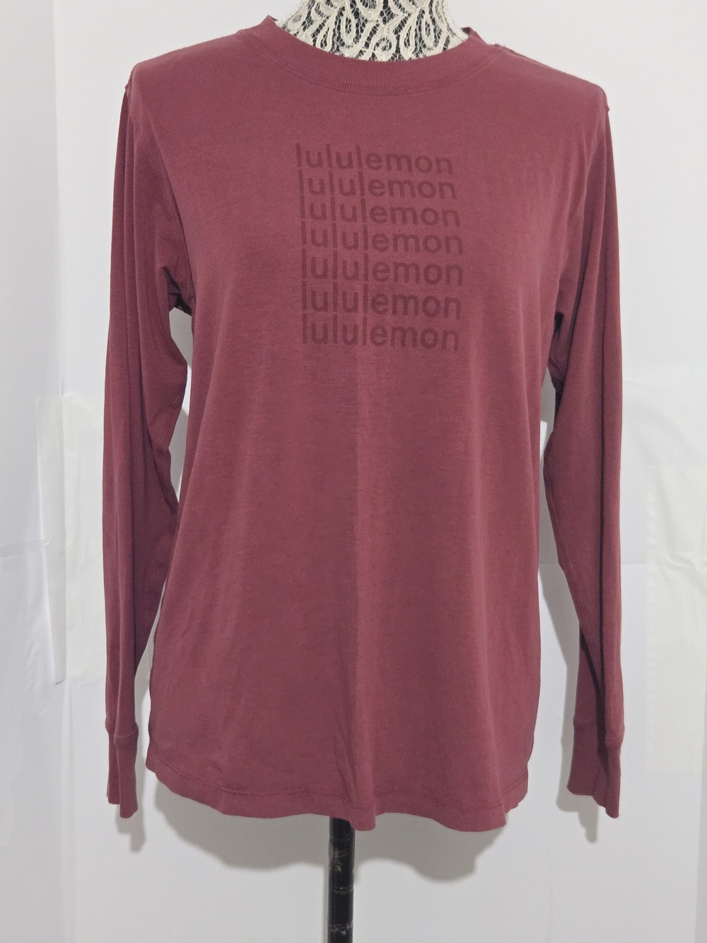 lululemon athletica Long Sleeve Logo Tee - Dusty Rose